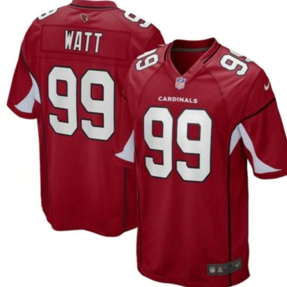 Nike Arizona Cardinals Jersey Mens Size XXL J.J. Watt #99 On Field Red - Picture 1 of 11